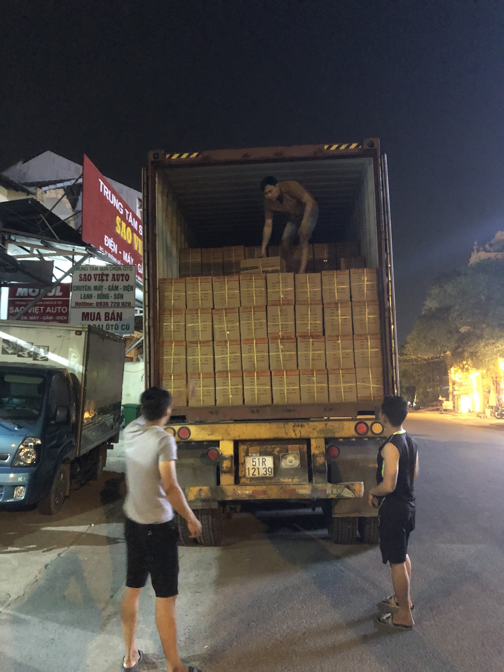 quy trình xếp dỡ hàng hoá container